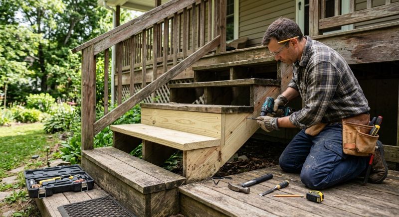 Oak Steps Replacement