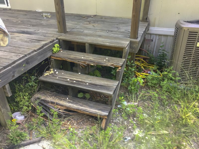 Oak Steps Before Replacement