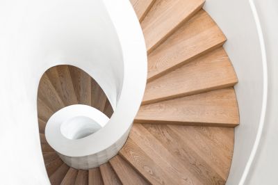 Spiral Wooden Stairs